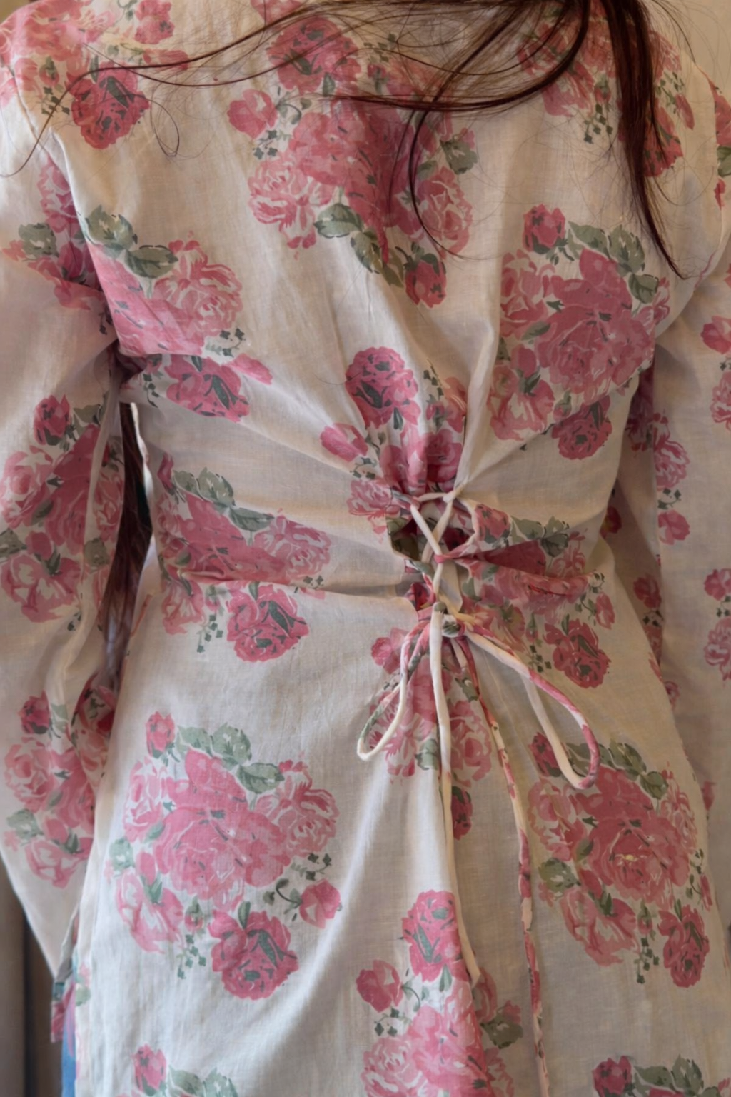 Vrinda Pink Corset Back Kurti