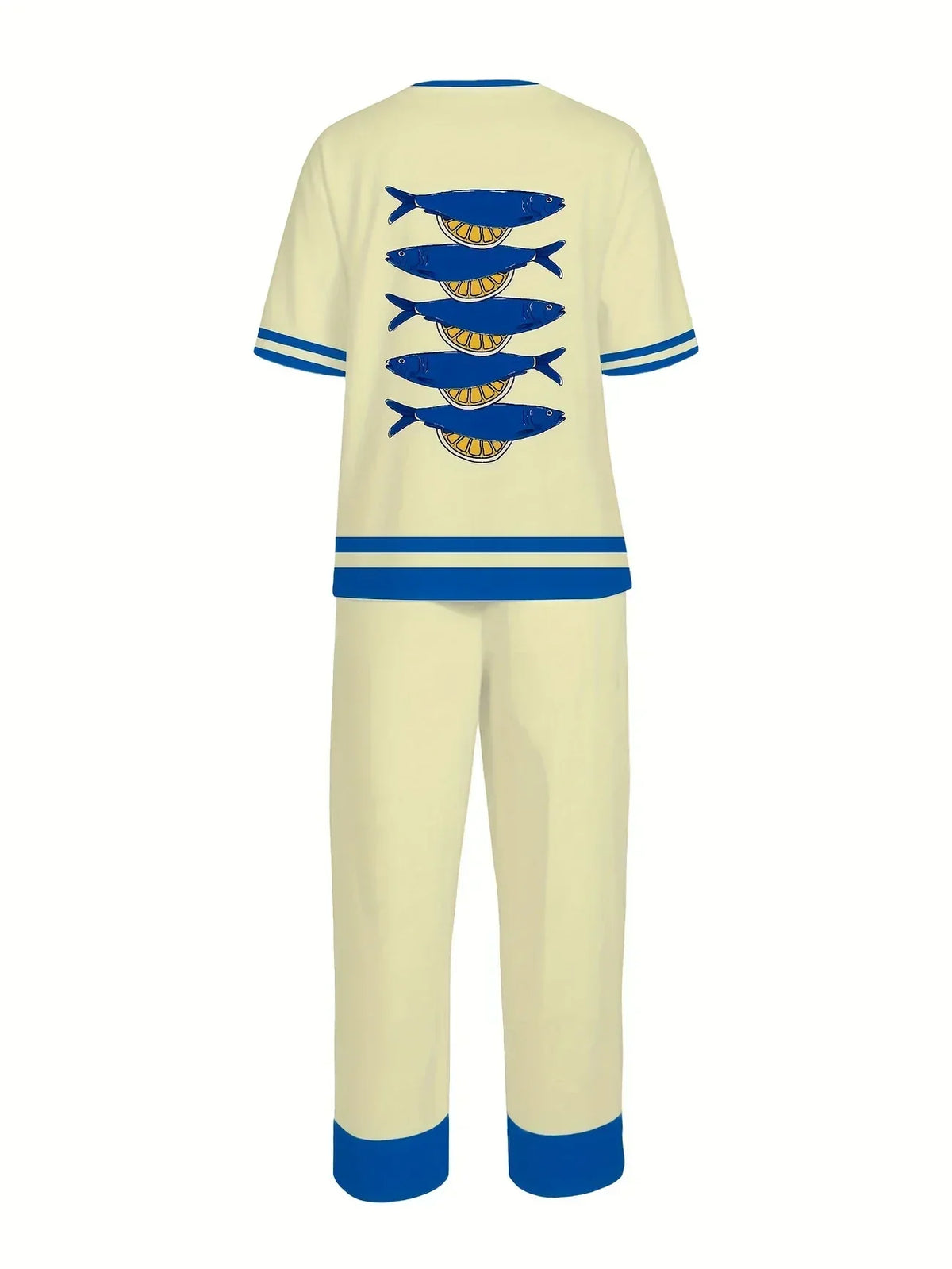Chill Mode Co-Ord Set Half Sleeve T-shirt & Straight Leg Pant