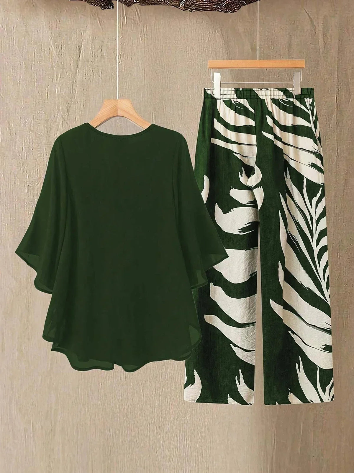 Chill Mode Co-Ord Set Half Sleeve T-shirt & Straight Leg Pant